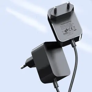 EU Standard 12V DC Power Supply Wall Plug Adapter