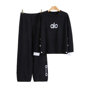 Ensemble deux pièces décontracté et polyvalent pour femme, style jeune, à manches longues et coupe ample, idéal printemps/automne, inspiré des <span class=keywords><strong>influenceuses</strong></span> transfrontalières. - Product Image 6