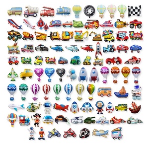 Palloncini <span class=keywords><strong>a</strong></span> Elio per Bambini Serie Trasporti Cartoon MTF Manufacturing Yiwu per Decorazioni Festa in Stock - Product Image 1
