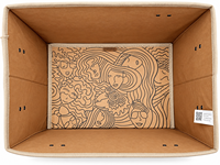 Sac fourre-tout pliable en papier kraft lavable grande capacité avec poignées renforcées pour courses et rangement – Vente en gros