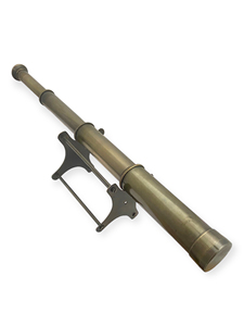 Antique 18 Inch <b>Brass</b> <b>Telescope</b> with Stand Classic Vintage Inspired Decorative Optical Instrument for Home Office Study Library - Product Image 2