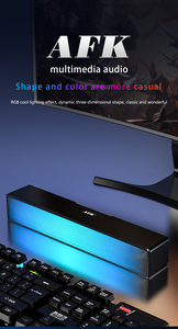 BT601ポータブルワイヤレスサウンドバー FMラジオ搭載 スマートホームシアター RGB LEDライト内蔵 マイク内蔵 USB＆AUX対応 - Product Image 2