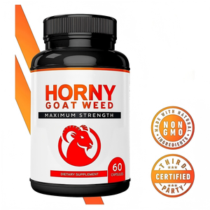 Complément de santé naturel à base de plantes Horny Goat Weed en capsules avec vitamines pour adultes – Vitamines végétales en capsules - Product Image 2