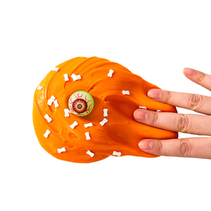 Super <span class=keywords><strong>Cool</strong></span> Poop Crystal Putty Halloween Embalaje colorido Arena móvil Más juego con accesorios Cute Funny Slime - Product Image 5