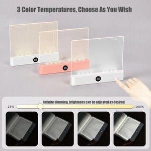 Lámpara de Lectura LED Recargable con Batería, Plana, con Brillo Ajustable, para Niños, para Leer en la Cama - Product Image 5