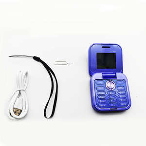 Ingrosso nuovo I17 Pro Flip Phone <span class=keywords><strong>Mini</strong></span> 1.77 pollici Dual Sim <span class=keywords><strong>Double</strong></span> Card 2G funzione di rete pieghevole telefono anziani - Product Image 5