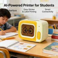Harga Grosir Printer AI Cloud Cerdas Aiyin Ukuran Kertas 58mm Baterai 1200mAh 203dpi Multi-Fungsi Nirkabel WiFi Mobile
