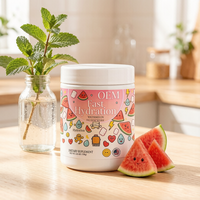 Poudre d'électrolytes naturelle à hydratation rapide 158g OEM, saveur pastèque, pour adultes, portable pour les voyages et l'entraînement
