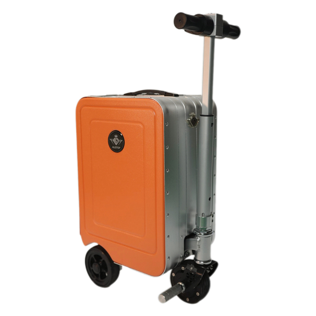 Wholesale Modern Durable Motorized Suitcase Cycling Luggage TSA Lightweight Portable Aluminium Frame Smart Follower USB Charging