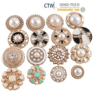 Nhà Máy Giá May Nút Tùy Chỉnh Botones May Logo Vàng Chân Kim Loại Vải Áo Nút Cho Quần Áo - Product Image 4