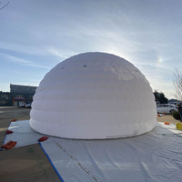 Tente gonflable de publicité géante Aero avec lumière LED Tente gonflable géante de dôme d'igloo Tente gonflable géante pour des événements