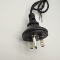 Kabel Konektor Daya DC AS Khusus 12V 7.5A IP68 Tahan Air Isolasi PVC Konduktor Tembaga Kabel Daya Rumah Tangga Industri