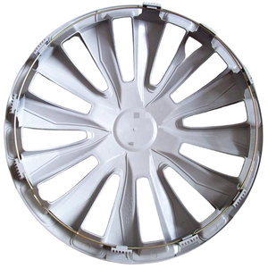 Enjoliveurs de roue universels en plastique PP argenté de 13, 14, 15 et <span class=keywords><strong>16</strong></span> <span class=keywords><strong>pouces</strong></span>, enjoliveurs de moyeu de roue, protection décorative pour voiture, enjoliveurs de moyeu de roue - Product Image 6