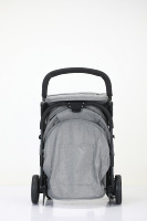 Poussette bébé pliable en métal personnalisable avec des fonctionnalités réglables, design compact pour s'asseoir/s'allonger, utilisation intérieure/extérieure