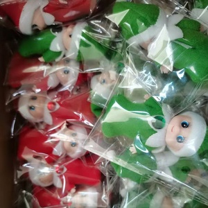 Hot Bán 10.5Cm Mini Giáng Sinh Yêu Tinh Dễ Thương Đầy Màu Sắc <span class=keywords><strong>Elf</strong></span> Búp Bê Cặp Song Sinh Mô Hình Búp Bê Đồ Chơi - Product Image 6