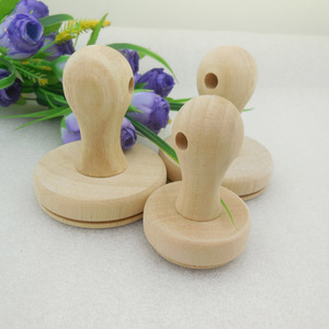 Su misura in legno di faggio manico in Silicone torta biscotto bollo per festa novità regalo strumenti di cottura da te - Product Image 6