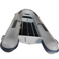 Nouvelle arrivée CE 6 capacité haute vitesse nervure 330 360 hypalon deep-v en aluminium bateau gonflable à coque rigide à vendre