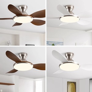 <b>Ceiling</b> Fan <b>Light</b> With Led Bulb 50000 Hours Lifespan For Living Room And Study - Product Image 1