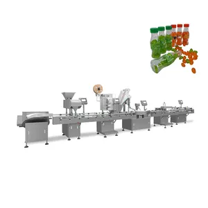 Electronic Bottle Tablet Gummy Candy Chewing Gums Bottling Counting Machine Production Line Counting Line