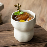 Japon tasses à boire de thé faites à la main de grande valeur tasse de gourde en céramique sans poignée pour la maison Restaurant fête café et thé cadeaux