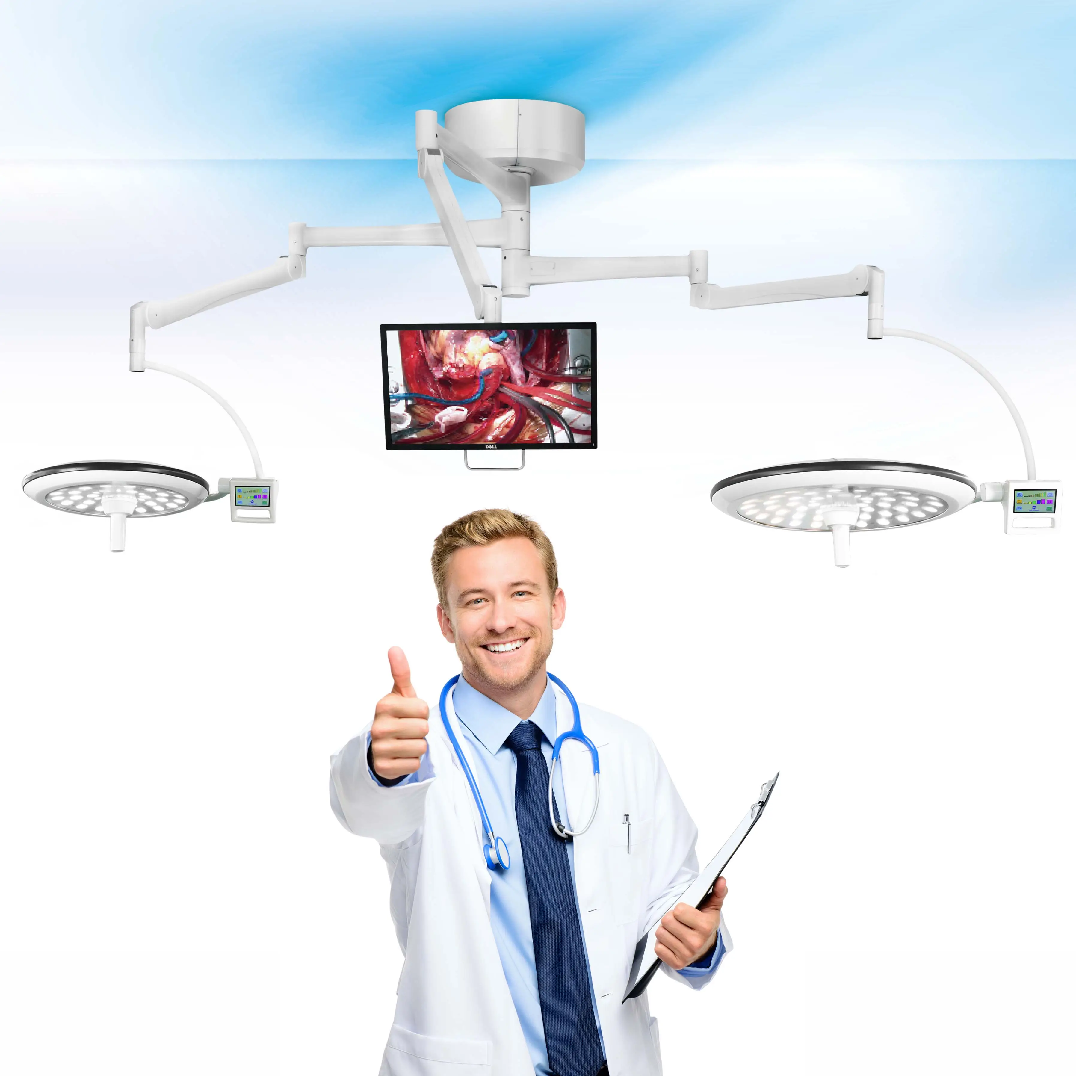 مصباح LED للعمليات الجراحية مصباح للاستعمال في المسرح والعمليات الجراحية مصباح Quirofano Medicas