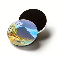 Aimant de réfrigérateur en résine époxy 3D personnalisé à prix réduit, souvenir touristique de Dodo Maurice