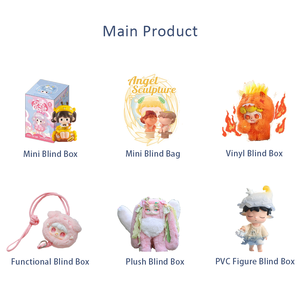 Série PaPa Blind Box Pikachu et Gengar : <span class=keywords><strong>Figurine</strong></span> Mignonne, Ornement de Bureau Relaxant - Product Image 3