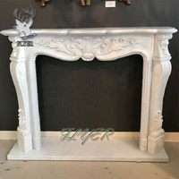 Classique Antique Naturel Statue Main Sculpture Marbre Cheminée Mantel