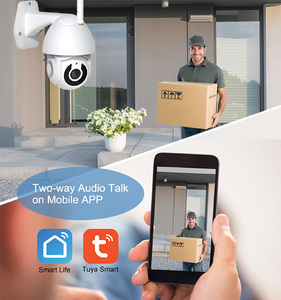 Câmera de Segurança Inteligente Tuya com Visão Noturna 3MP 2K HD 1080P <span class=keywords><strong>CCTV</strong></span> Dome PTZ 360 Externa Sem Fio com Alarme de Movimento - Product Image 5