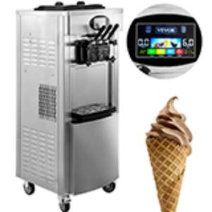 Machine à crème glacée molle verticale commerciale GMCC Double compresseurs écran tactile LCD 2 + 1 saveurs fonction automatique pour les entreprises - Product Image 3