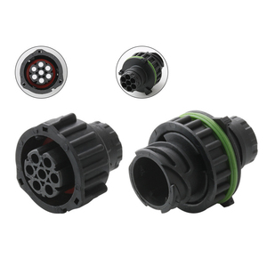 1-967325-1 965783-1 Tyco AMP 7 Pin Round HOWO A7 Odometer Speed Sensor <b>Plug</b> Sealed Auto Wire TerminalConnector With Cable Sheath - Product Image 2