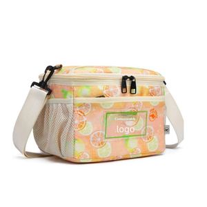 Outdoor Leisure Small Waterproof and Leak-proof Picnic Bag, Portable Crossbody Insulated Large Capacity <b>Lunch</b> Bag for Travel. - Product Image 3