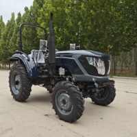 Tracteur agricole compact 4x4 de 40 CV à 50 CV avec moteur Euro 5 pour la culture en verger, sur rizière et petites exploitations