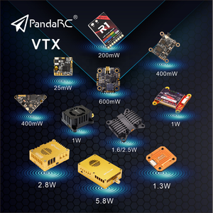 Высокопроизводительный и высококачественный видеопередатчик PandaRC VT5804 BAT VTX мощностью 5800 мВт, 5.8 ГГц - Product Image 2