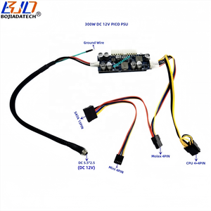Alimentation ATX <span class=keywords><strong>300W</strong></span> 24 broches Module d'alimentation <span class=keywords><strong>PICO</strong></span> avec entrée 12V Port CC 5,5*2,5MM Prise directe pour boîtier d'ordinateur Mini ITX - Product Image 1