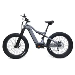 Bafang-bicicleta eléctrica de 2022 w, bici con suspensión completa, de tracción media, neumático ancho, 1000