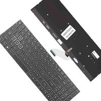 Clavier d'ordinateur portable pour Quanta NLA NLAB NLAS WBM18A73USJ920 AENLAU00010 anglais US noir avec rétro-éclairé nouveau