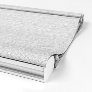 ستائر رومانية لاسلكية مخصصة من Sisheng، ستائر يدوية معتمة من البوليستر، ستائر رومانية آلية للنوافذ - Product Image 1