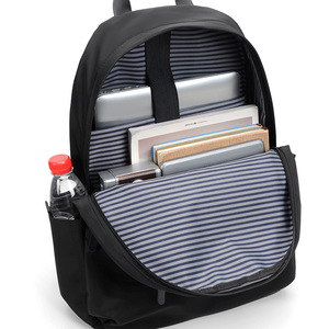 Laptop <b>Backpack</b> <b>Large</b> Capacity Anti-Theft Unisex Business Student School Bag Solid Color Black Gray Blue Summer 2023 - Product Image 5