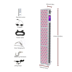 630nm 660nm 810nm 830nm 850nm LCD Touch Screen Full Body Big Near Infrared LED Red Light <strong>Therapy</strong> Standing <strong>Pulse</strong> Device Panel Bed - Product Image 6