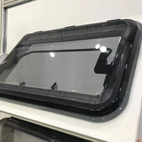 Hublot de toit en alliage d'aluminium et ABS pour camping-car avec fonction d'évacuation d'urgence, étanche, certifié E-Mark pour camping-car et bus