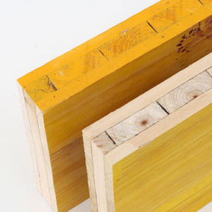 Panneau de coffrage réutilisable en bois de pin et épicéa WBP, 3 plis, jaune, pour la construction de murs en béton, dalles et colonnes - Product Image 1