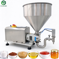 Mesin Pengisi Cairan Viscous dengan Pompa Rotary Lobe, Mesin Pengisi Cairan Kental, Pengisi Dosis Cairan Pasta dengan Satu Nozzle