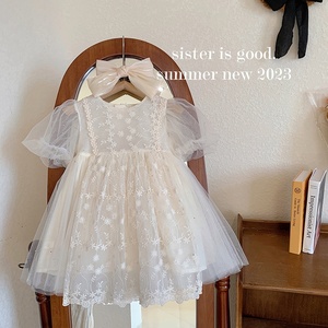 Novedad <span class=keywords><strong>de</strong></span> verano, vestido <span class=keywords><strong>de</strong></span> estilo coreano <span class=keywords><strong>para</strong></span> niños, vestido <span class=keywords><strong>de</strong></span> <span class=keywords><strong>fiesta</strong></span> <span class=keywords><strong>de</strong></span> manga corta <span class=keywords><strong>de</strong></span> princesa dulce <span class=keywords><strong>para</strong></span> niñas, traje sólido <span class=keywords><strong>de</strong></span> malla hinchada <span class=keywords><strong>para</strong></span> niñas - Product Image 3