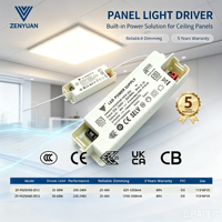 Fuente de Alimentación de Corriente Constante Bipolar Aislada Sin Parpadeo de Fábrica ZENYUAN, Controlador LED de Alta Eficiencia y Alto PFC para Panel Downlight