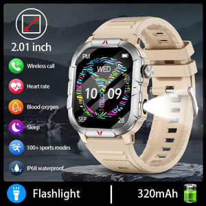 Reloj Inteligente LIGE BWX31 con Linterna para Hombre, Responde y Realiza Llamadas, Monitor de Actividad Física para Android IOS, Monitor de Ritmo Cardíaco y Sueño - Product Image 2