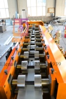 Petit pain de cadre en acier de calibre léger formant la machine avec la fonction de poinçonnage de pli poinçonnage de nervures profondes pour la villa en acier légère