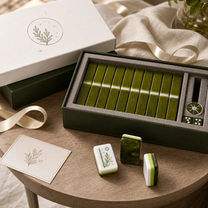 Juego de Mahjong Americano Portátil Moderno Completo de 160 Piezas, Acrílico Grabado, Etiqueta Privada Personalizada OEM/ODM - Product Image 5