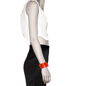 Danta Gems Festive Handmade <b>Red</b> Lac Bangles Gold Plated Finish Stylish Traditional Jewelry Featuring Micro Insert Inlay for - Product Image 2