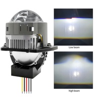K2 Nouveauté 3 pouces 150w 15000lm 6000k Double lentille de projecteur Bi LED à faisceau haut/bas non destructif RHD LHD